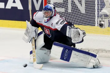 Slovenský brankář Ján Laco