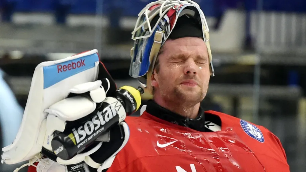 Norský brankář Lars Haugen