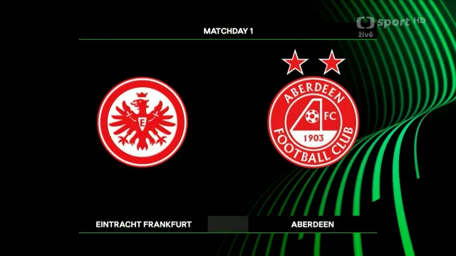 Sestřih utkání Frankfurt – Aberdeen