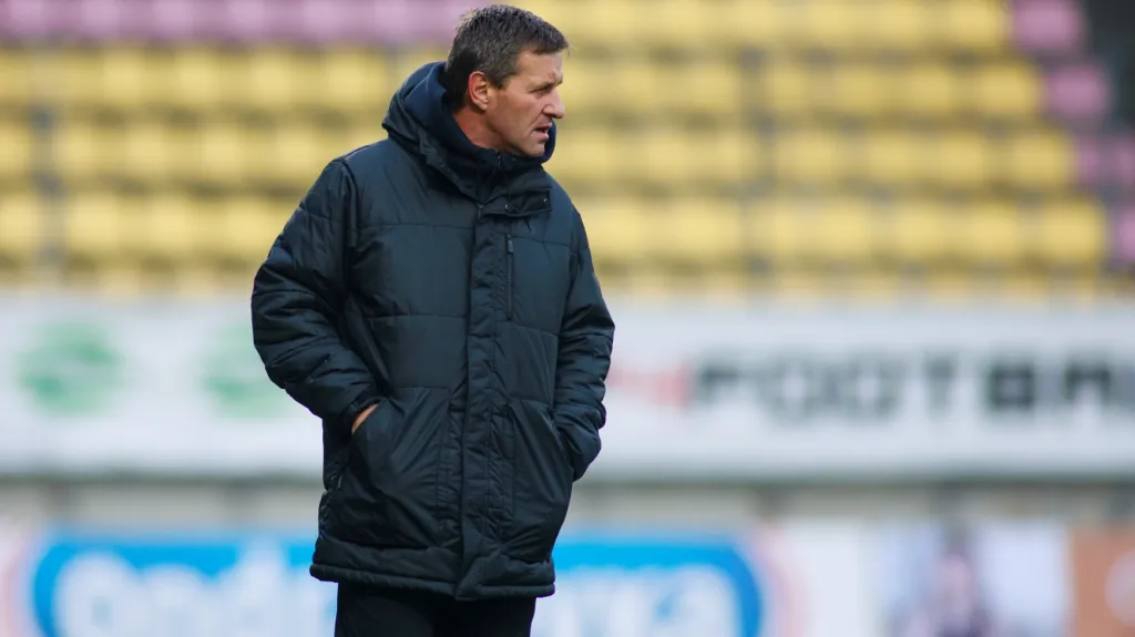 Trenér Příbrami Josef Csaplár