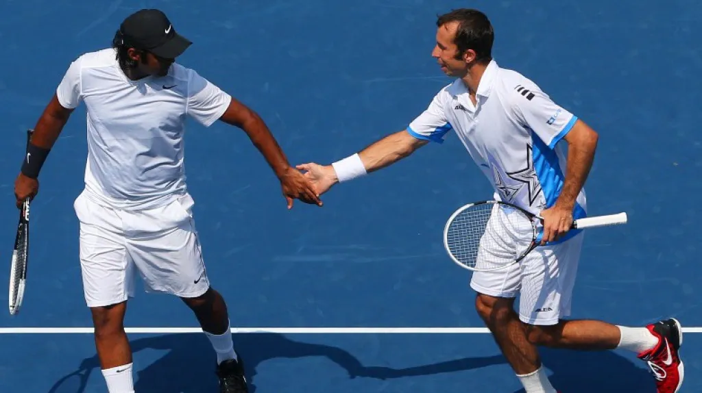 Leandr Paes s Radkem Štěpánkem