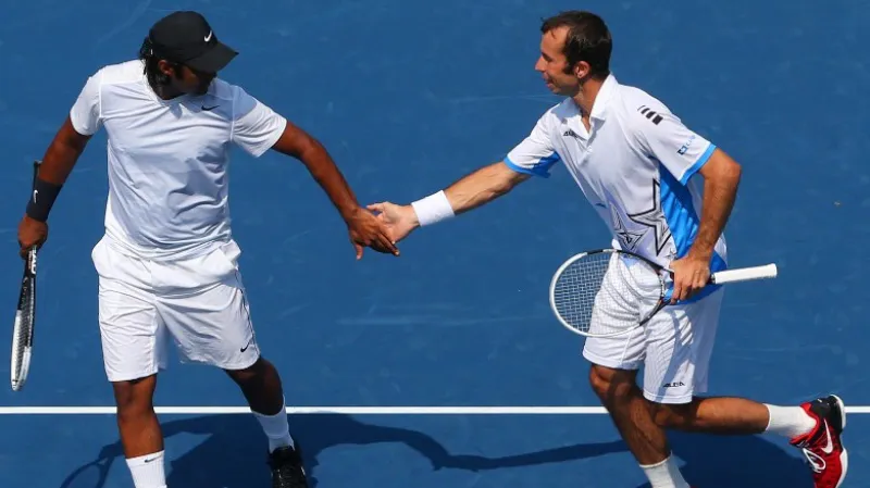 Leandr Paes s Radkem Štěpánkem