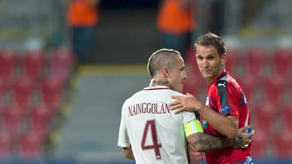 Utkání Viktoria Plzeň - AS Řím