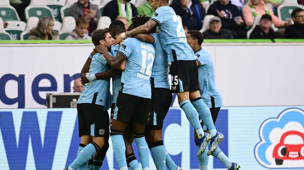 Hráči Leverkusenu porazili Wolfsburg