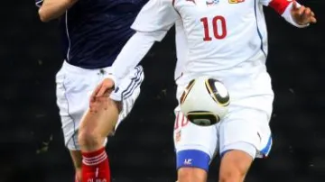 Tomáš Rosický a Darren Fletcher