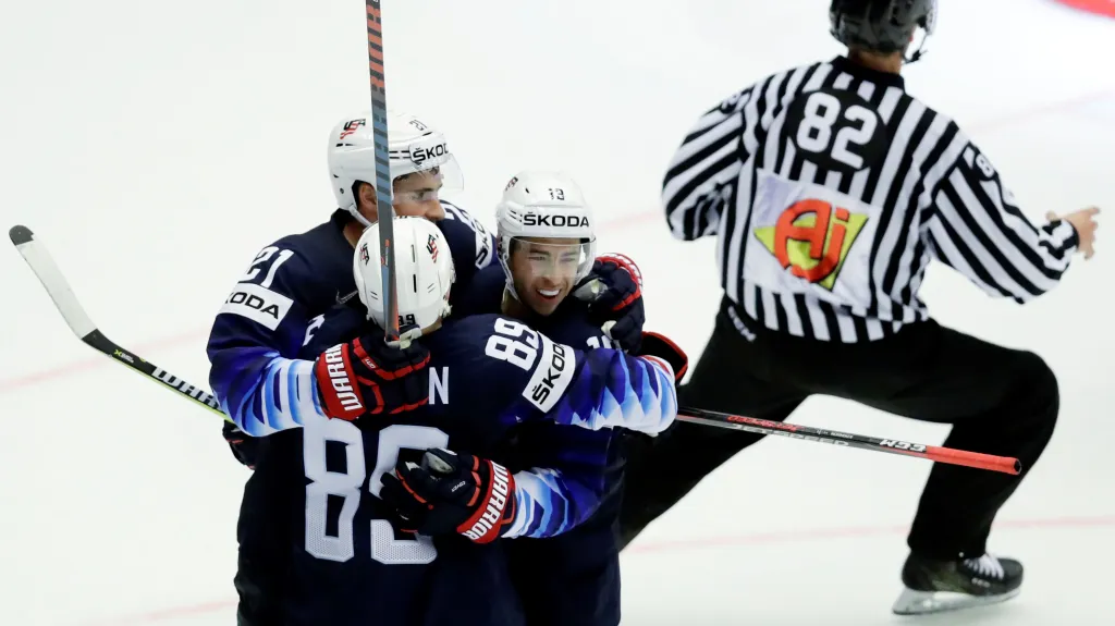 Radost amerických hokejistů