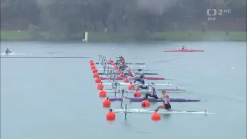 Finále A kanoistek na MS na 200 metrů s Denisou Řáhovou
