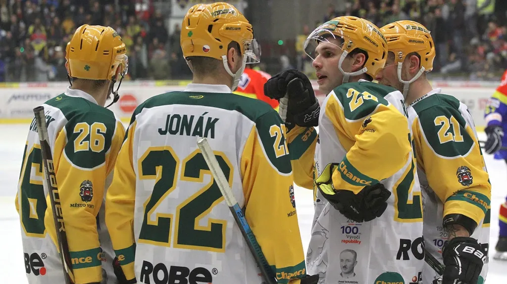 Radost hokejistů Vsetína