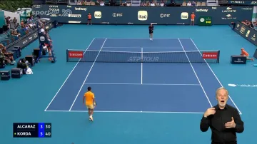 Korda vyřadil v Miami světovou jedničku Alcaraze