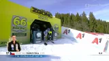 Jízda Martiny Dubovské v 1. kole slalomu