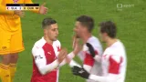 Gól v utkání Slavia Praha - Dukla Praha: Lingr - 2:0 (34. min.)