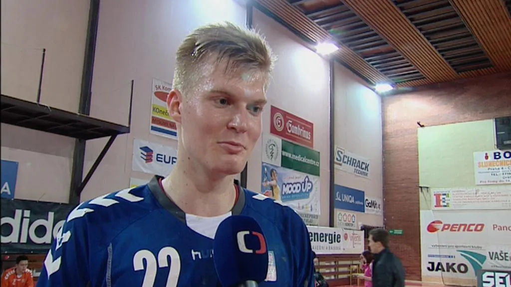 Házenkářský junior Michal Kasal zářil proti Dánsku