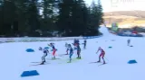 Čtvrtfinálový běh v Toblachu s Kateřinou Janatovou