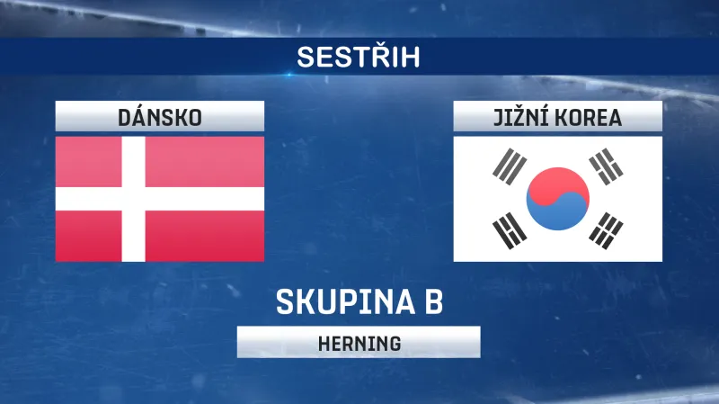 Sestřih utkání Dánsko - Jižní Korea