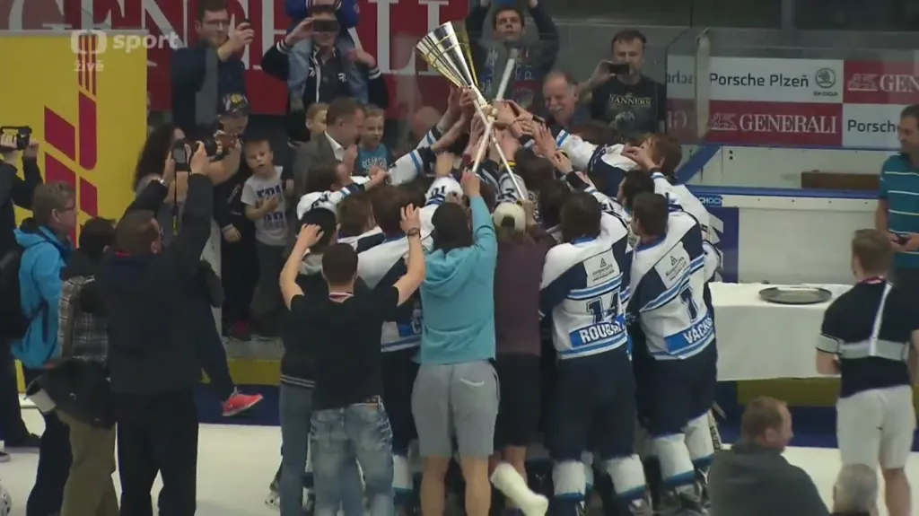 Plzeňští junioři slaví extraligový titul