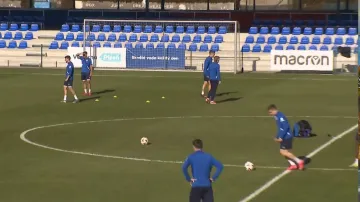 Fotbalisté Plzně se chystají na Lazio