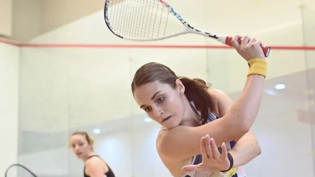 Squashový turnaj PSA v Brně se posouvá do vyřazovacích bojů