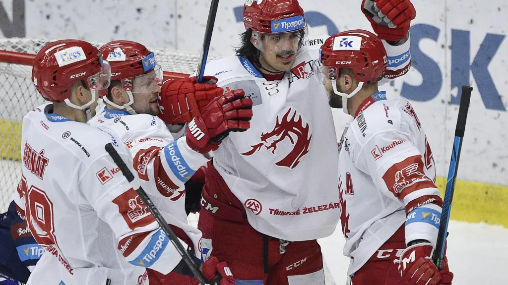 Hokejisté Třince se radují