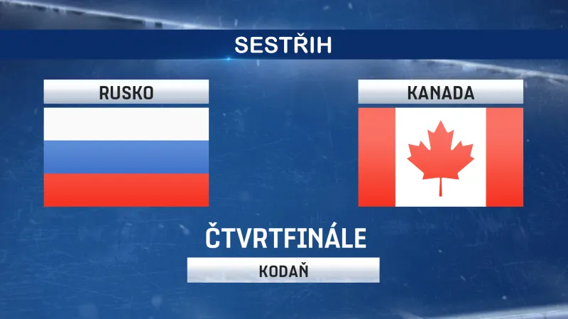 Sestřih utkání Rusko - Kanada