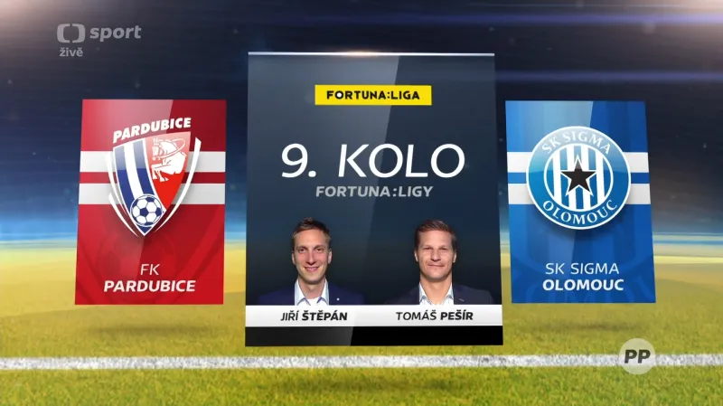 PŘENOS ČT: Sestřih utkání Pardubice - Olomouc