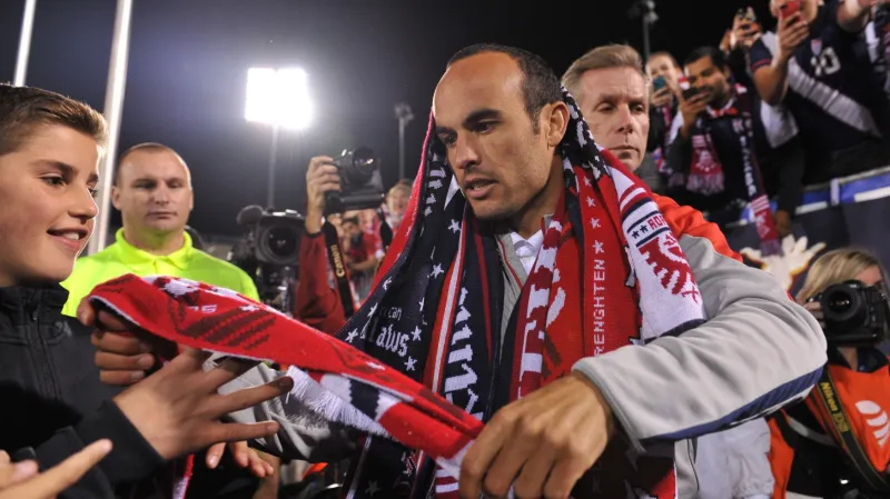 Landon Donovan při rozlučce s americkou reprezentací