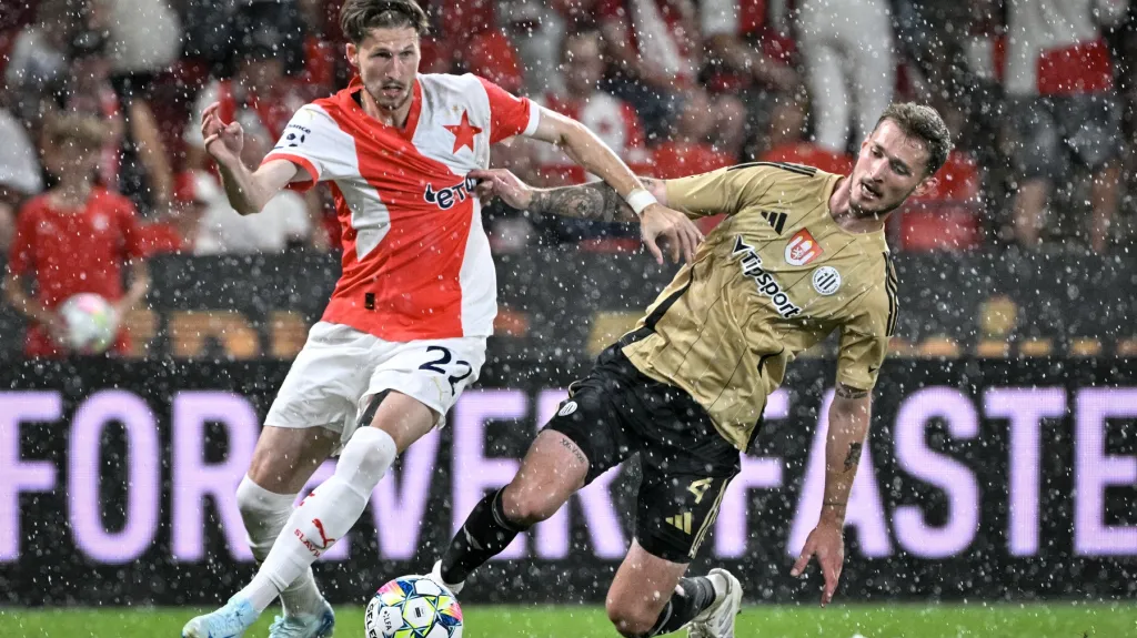 Lukáš Vorlický v dresu Slavie