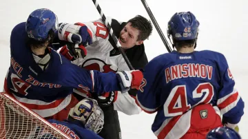 Utkání NY Rangers - New Jersey