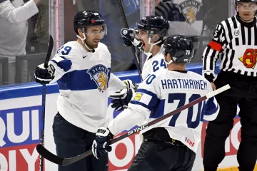 Radost finských hokejistů