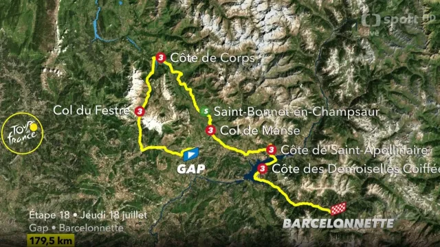 Představení 18. etapy Tour de France
