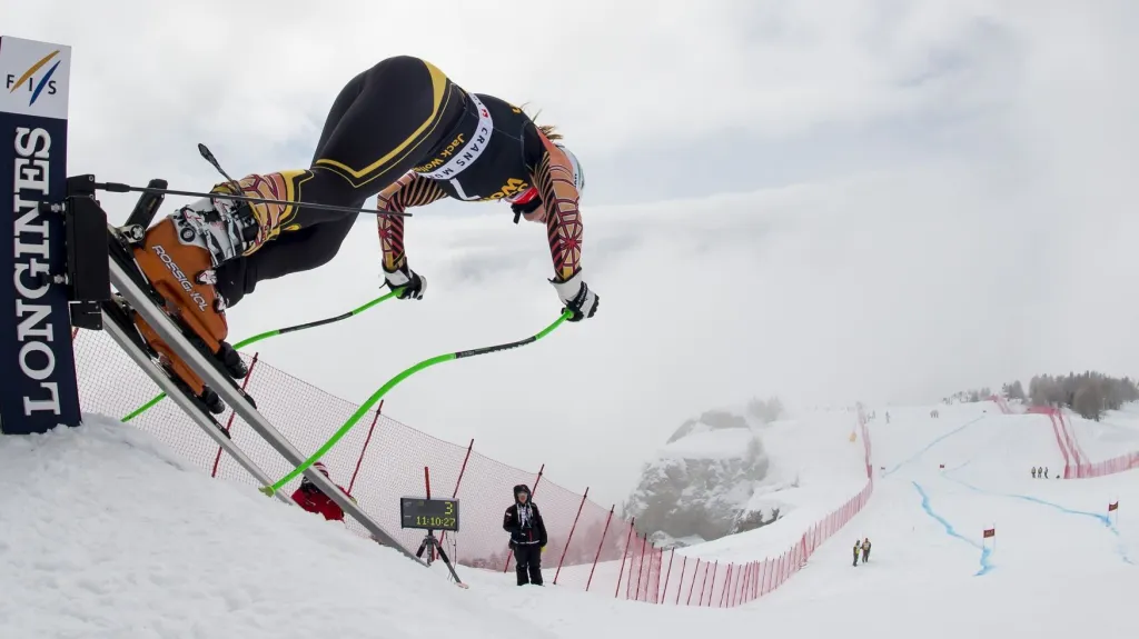 Sjezd v Crans Montaně