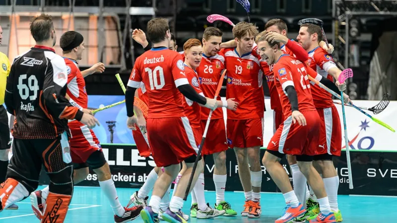 Radost českých florbalistů