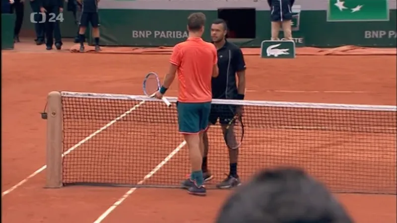 Berdych nezvládl souboj s Tsongou a na French Open končí