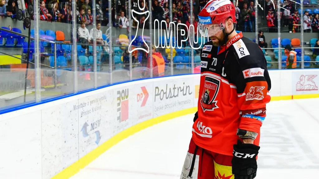 Zklamaný Radek Smoleňák po vyřazení v play-off