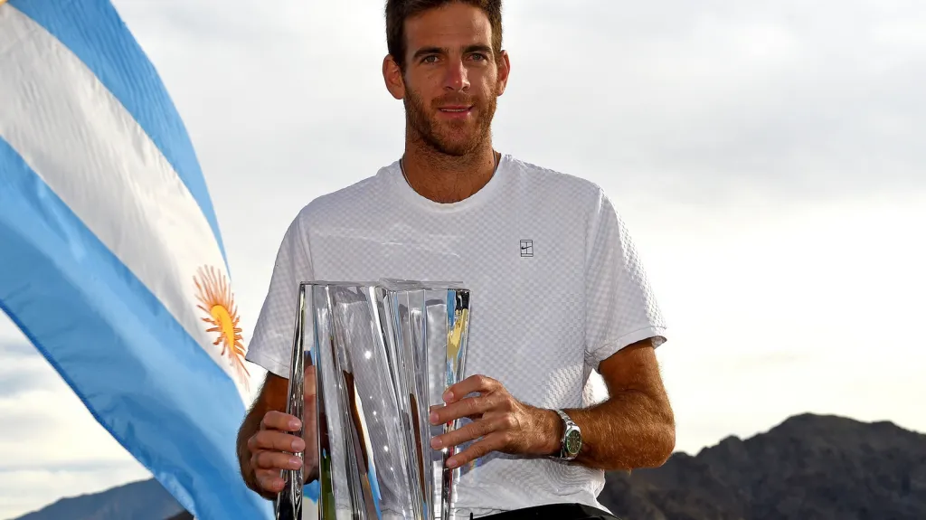 Juan Martín del Potro po vítězství v Indian Wells