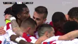 Gól v utkání Rangers - Slavia Praha: Olayinka - 0:1 (15. min.)