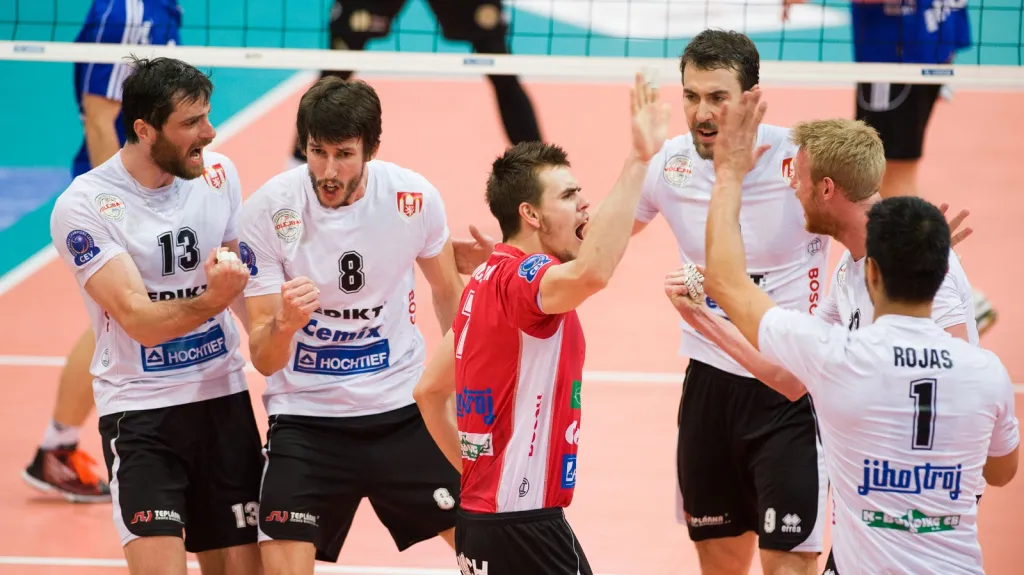 Radost českobudějovických volejbalistů