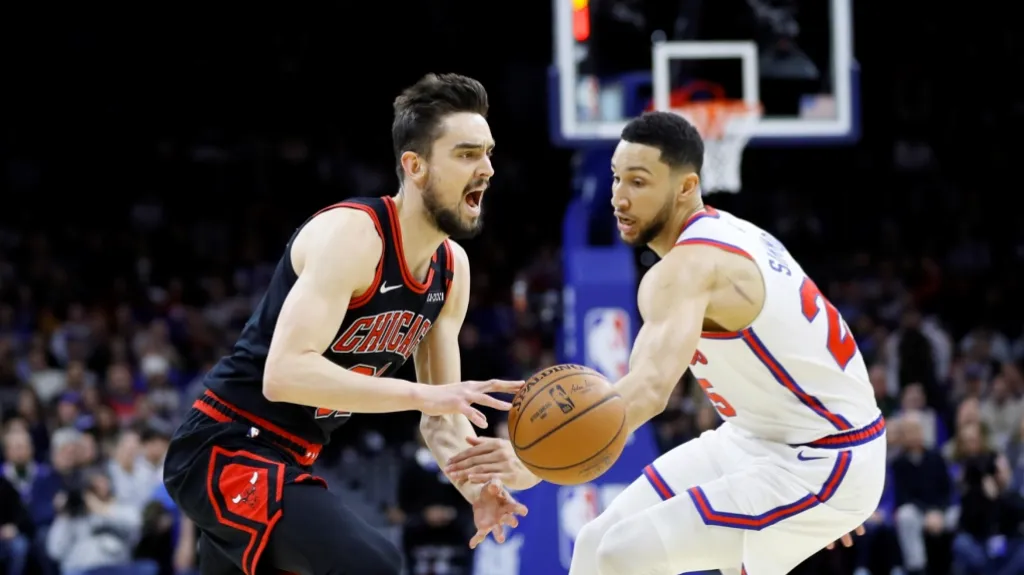 Tomáš Satoranský v utkání proti Philadelphii