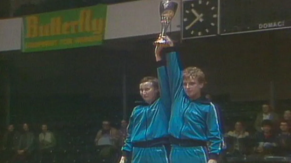 Marie Hrachová a Jindřich Panský vyhráli na ME 1986 v Praze