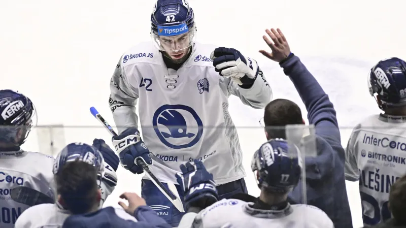 Radost hokejistů Plzně