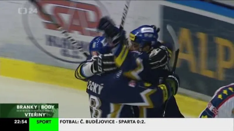 Reportáž z hokejového zápasu Kladno - Pardubice