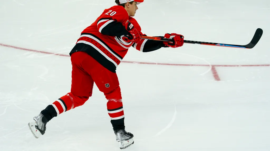Sebastian Aho z Caroliny na Utkání hvězd NHL