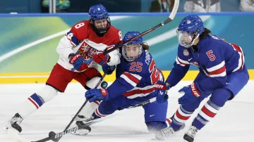 Záznam utkání hokejistek USA – Česko