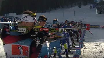 Sestřih štafety biatlonistů na MS