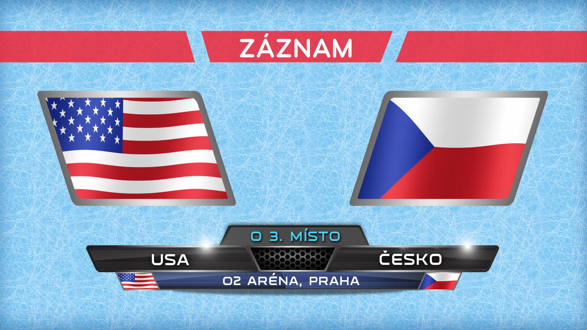 Záznam utkání USA - Česko