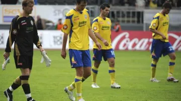 Hráči Zlína se loučí s první ligou