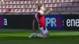 Gól v utkání Sparta - Slavia: Kuchta - 0:1 (25. min.)