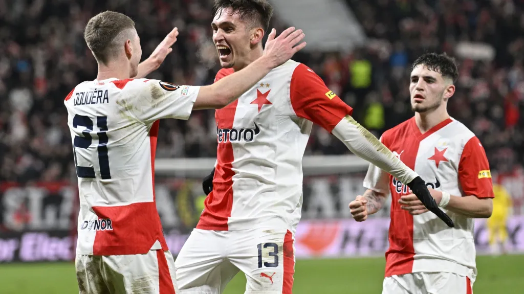 Mojmír Chytil slaví branku do sítě Servette Ženeva