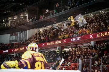 Fanoušci hokejové Jihlavy v nové Horácké aréně