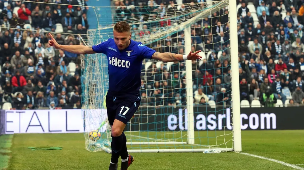 Ciro Immobile se raduje z gólu