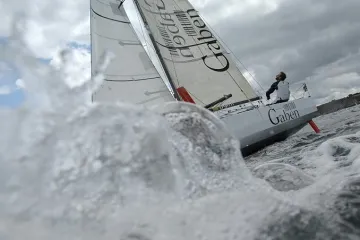 Milan Koláček na své jachtě